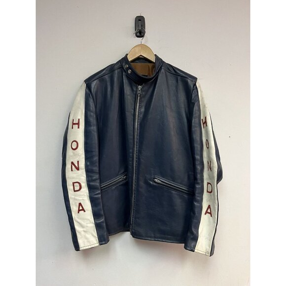 70’s Brimaco Honda Leather Jacket - Picture 1 of 6